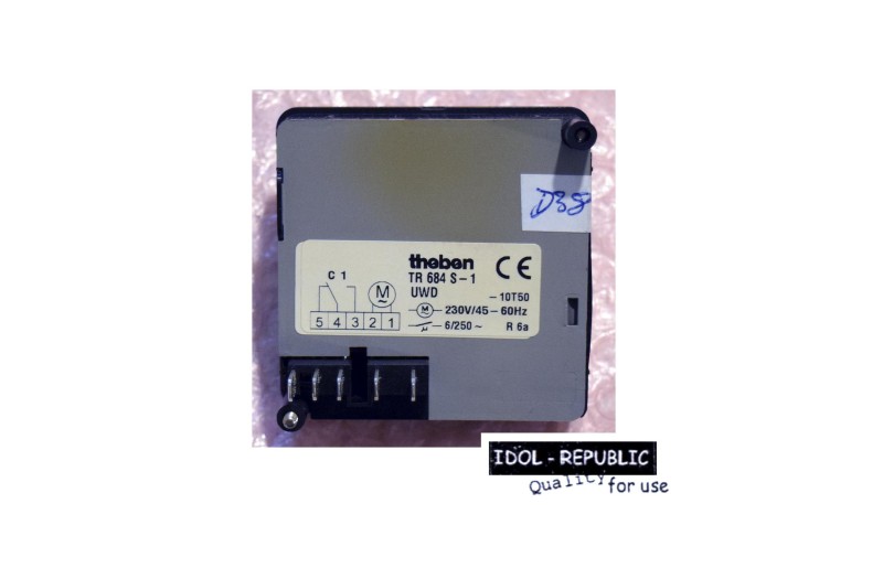 Theben TR 684 S-1 / UWD Digitalschaltuhr / 1-Kanal Schaltuhr / 230V~ / TR684 S-1