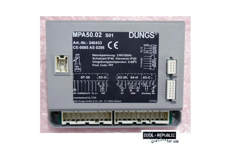 Buderus 63029504 - Dungs MPA 50.02 V3.01 Gasfeuerungsautomat 240433 - für G434X